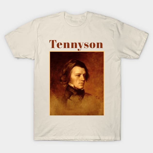 Lord Alfred Tennyson Classic Literature T-Shirt by Pine and Dune Boutique